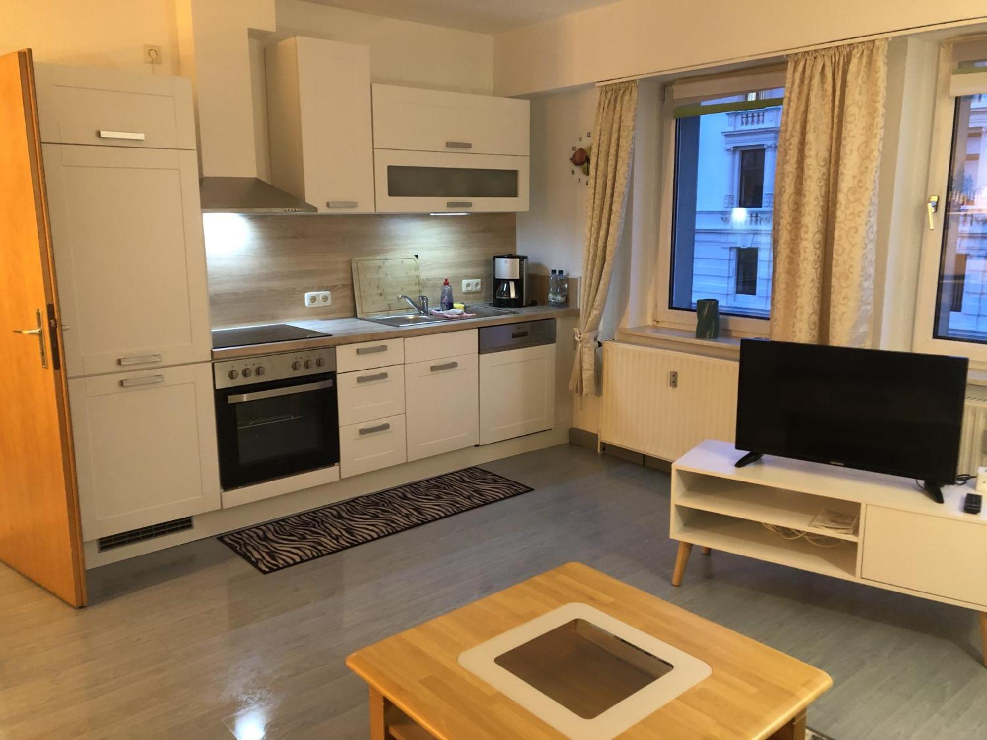 Moderne Vollmoeblierte Wohnung Zwickau Buitenkant foto